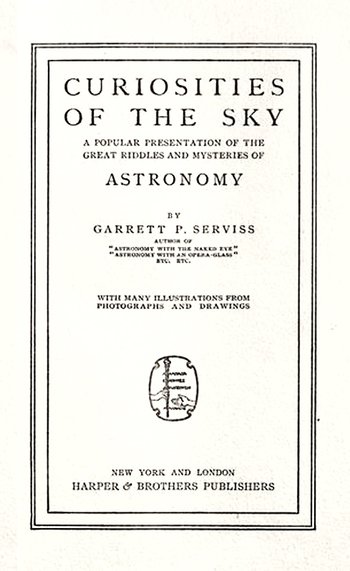 Curiosities of the Sky